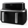 Friteuza Digitala cu Aer Cald, Nedis, 10 Moduri Gatire, 2600 W, 8.4 l