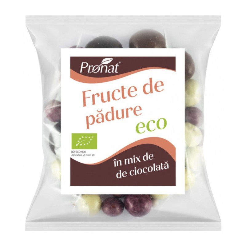 Fructe de Padure Bio in Mix de Ciocolata, 100 g