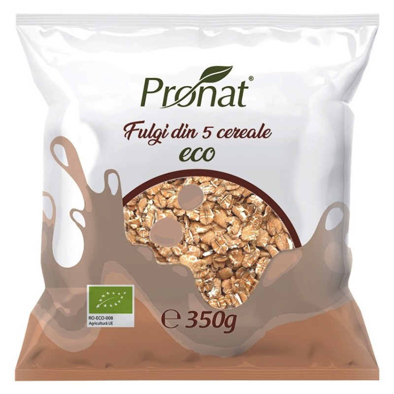 Fulgi 5 Cereale BIO, 350 g, Pronat
