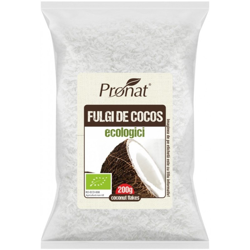 Fulgi BIO de Cocos, 200 g, Pronat