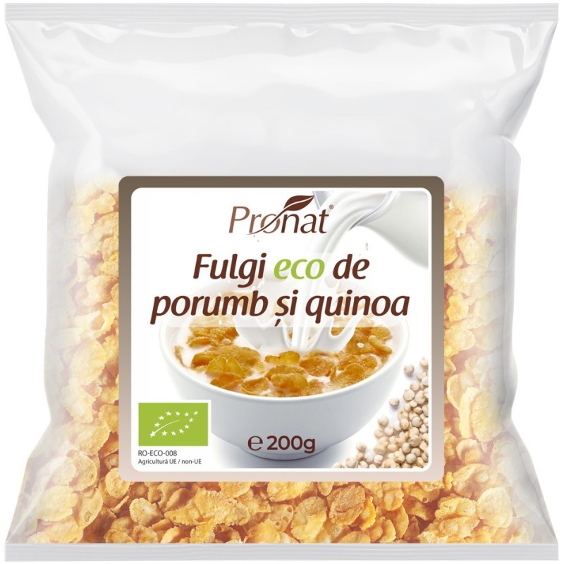 Fulgi Bio de Porumb si Quinoa, 200g