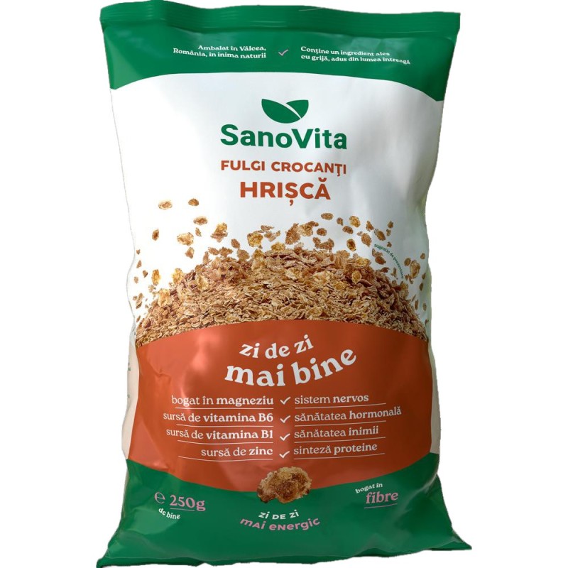Fulgi Crocanti de Hrisca, Sanovita, 250 g