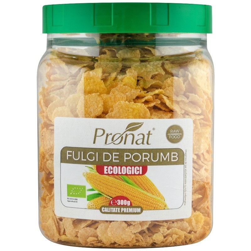 Fulgi de Porumb BIO, 300 g, Pronat