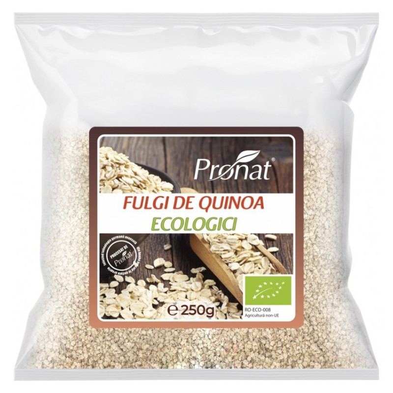 Fulgi de Quinoa BIO, 250 g, Pronat