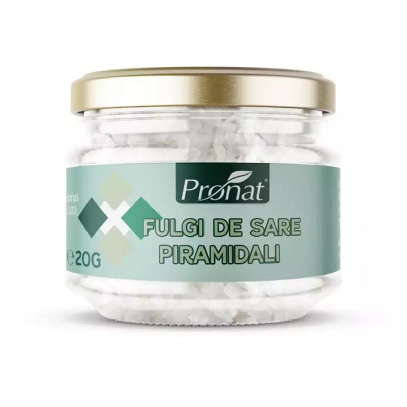 Fulgi de Sare Piramidali, 20 g, Pronat