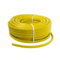Furtun Gradina, Flexibil, Rezistent la Radiatii UV si la Frig, Armat, cu Insertie 3/4 Inch, Lungime 50 m, Galben