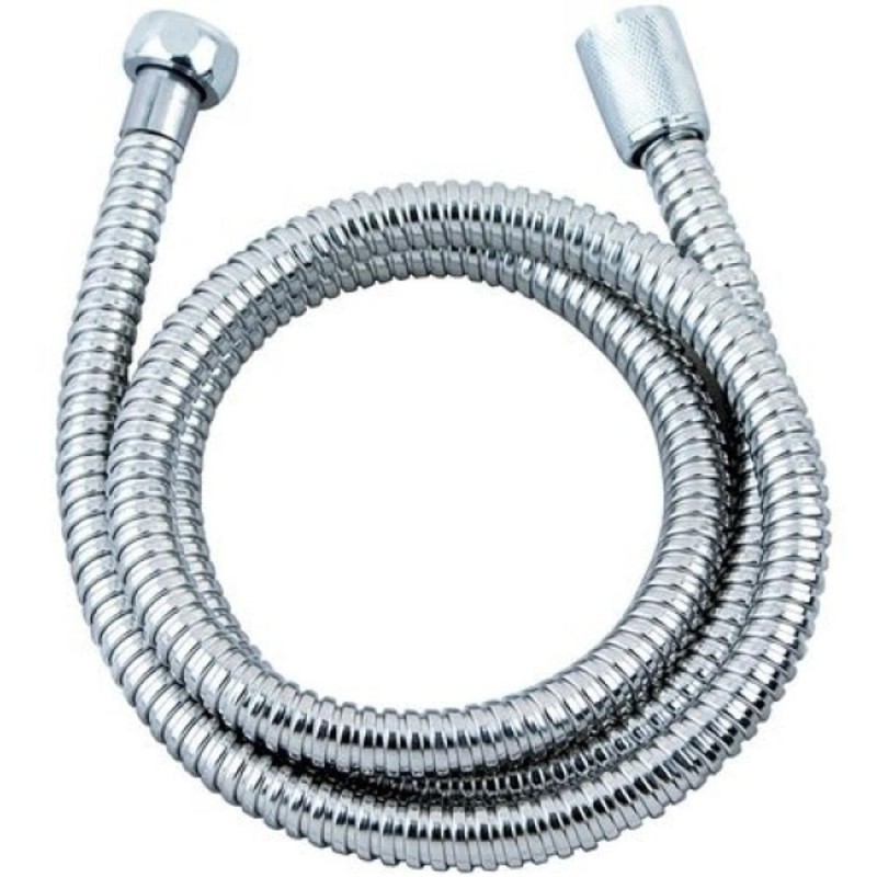 Furtun Spiralat pentru Dus, Lungime 2 m, Argintiu