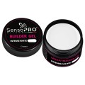 Gel Constructie Unghii SensoPRO Milano 30 ml, Intense White