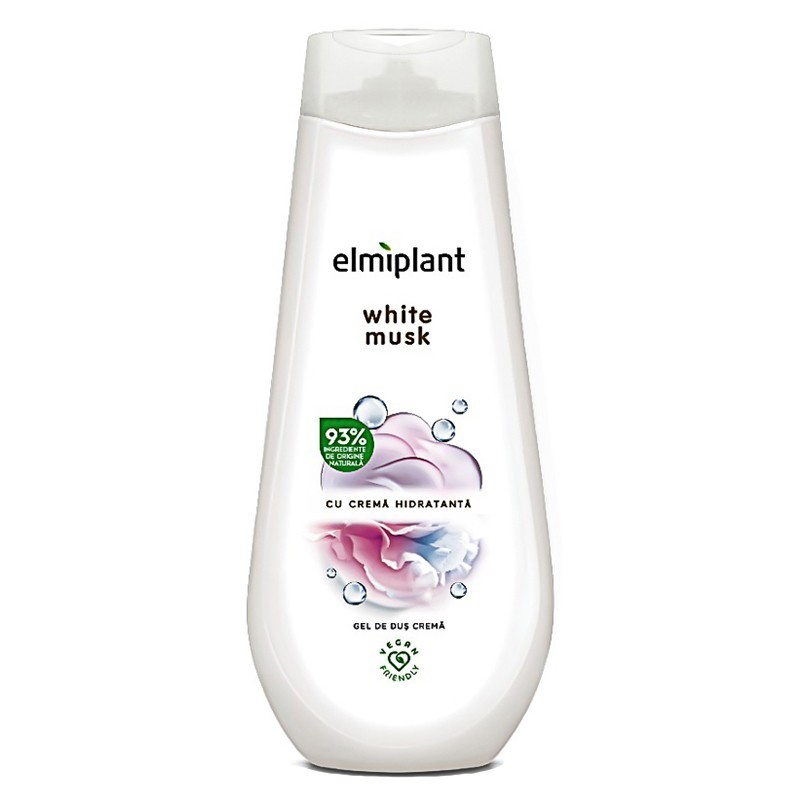 Gel de Dus Crema Elmiplant cu Mosc Alb, 750 ml