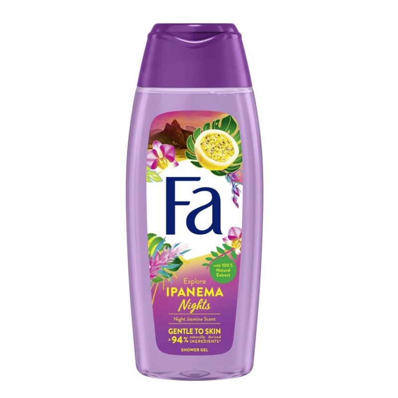 Gel de Dus Fa Ipanema Nights cu Parfum de Iasomie, Femei, 400 ml