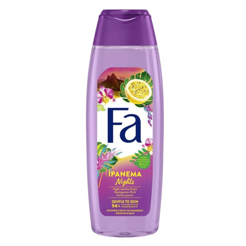 Gel de Dus Fa Ipanema Nights cu Parfum de Iasomie, Femei, 750 ml