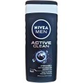 Gel de Dus Nivea Men Active Clean, cu Carbune Activ, 250 ml