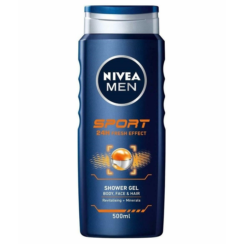 Gel de Dus Nivea Men Sport, cu Minerale, 500 ml