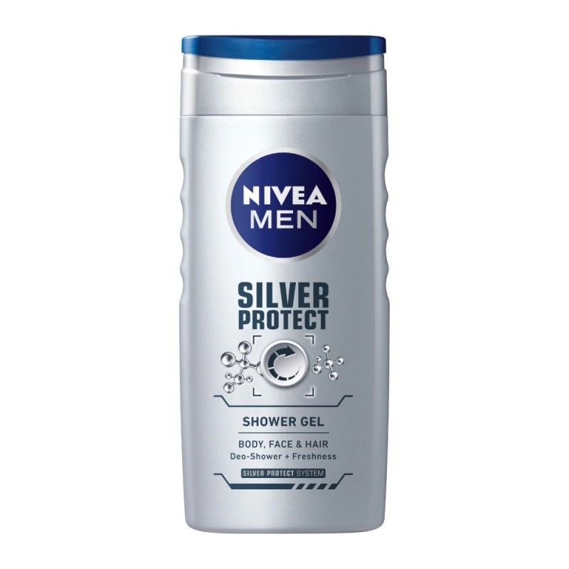 Gel de Dus, Nivea Silver Protect, 250 ml