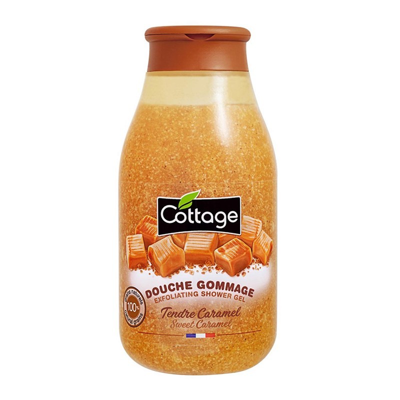 Gel de Dus Scrub Cottage cu Caramel, 270 ml