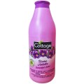 Gel de Dus si Lapte de Baie Cottage cu Violete, 750 ml