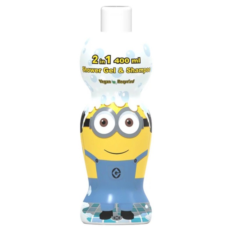 Gel de Dus si Sampon Copii Minions, cu Figurina 1D, 400 ml