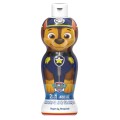 Gel de Dus si Sampon Copii Paw Patrol Chase, cu Figurina 1D, 400 ml