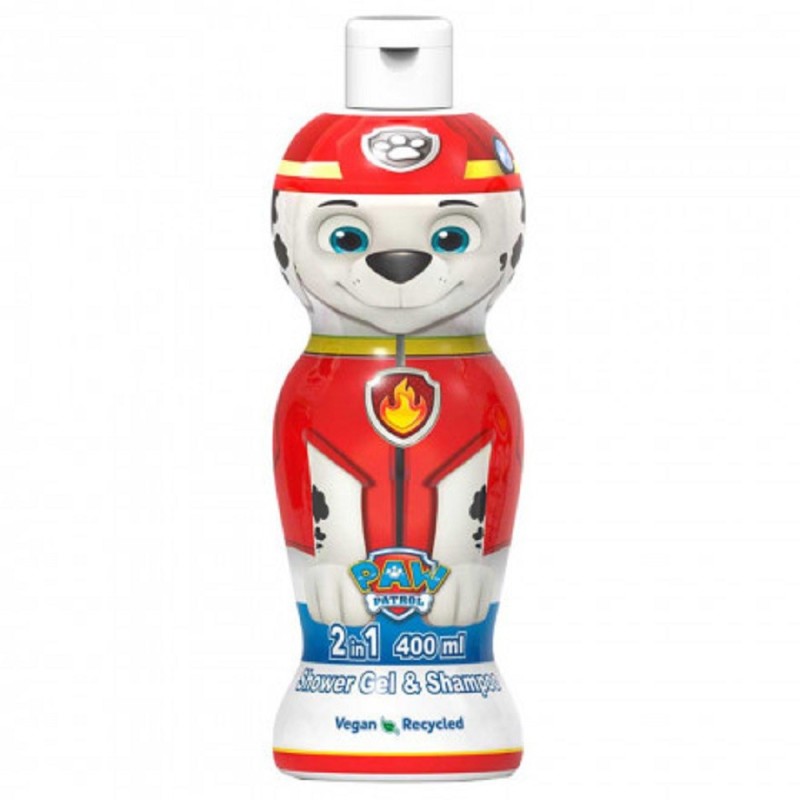 Gel de Dus si Sampon Copii Paw Patrol Marshall, cu Figurina 1D, 400 ml