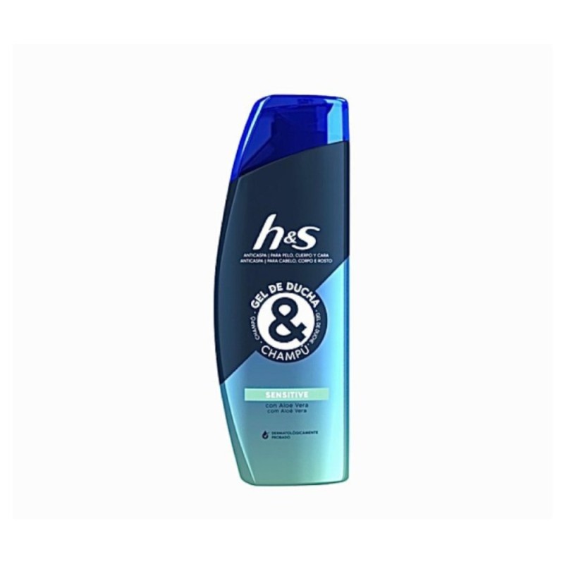 Gel de Dus si Sampon Head & Shoulders Sensitive, pentru Piele Sensibila, pentru Barbati 360 ml
