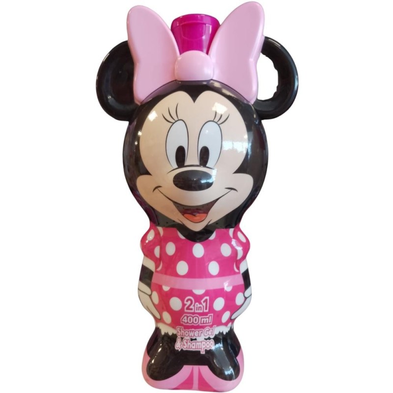 Gel de Dus si Sampon Minnie, Figurina 2D, pentru Copii, 400 ml