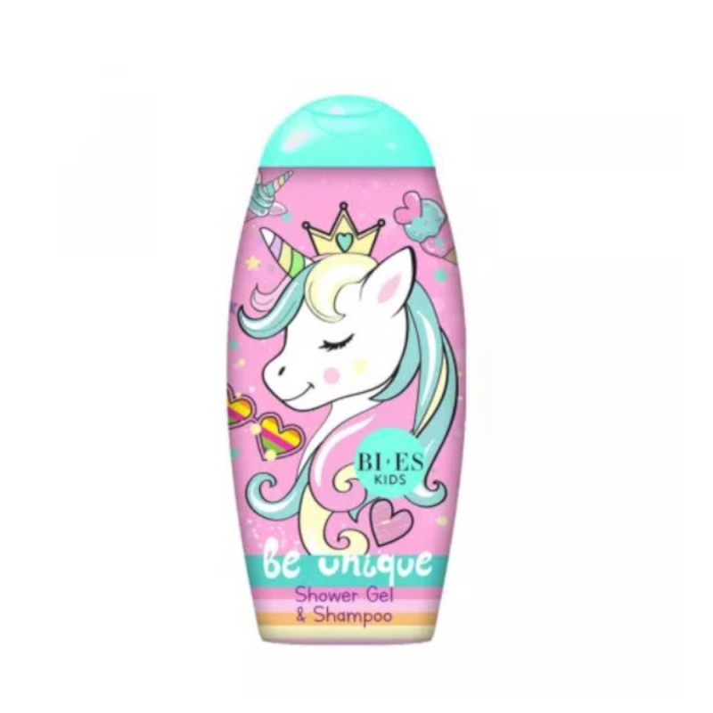 Gel de Dus si Sampon Unicorn Be Unique, Bi-Es 250 ml