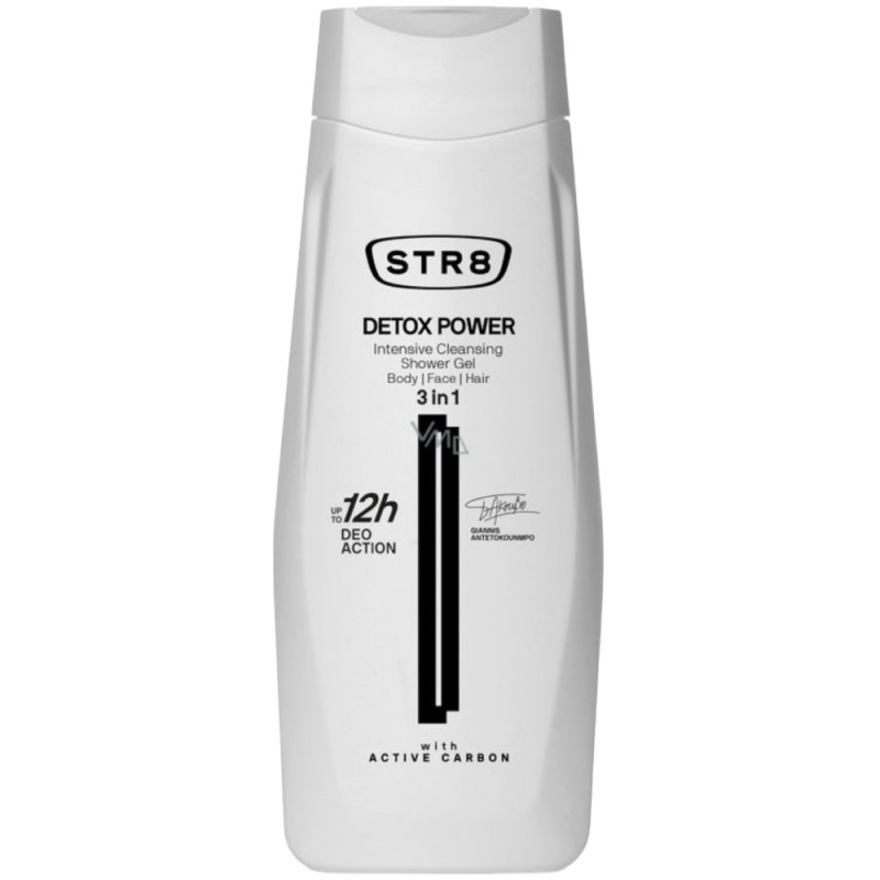Gel de Dus STR8, Detox Power, Barbati, 400 ml