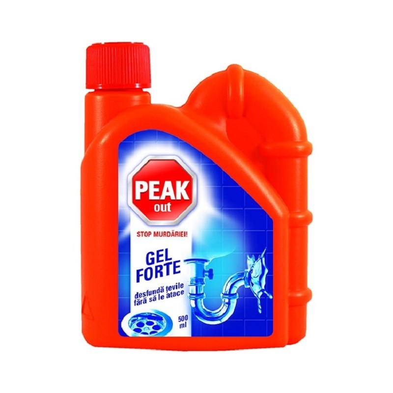 Gel Forte pentru Desfundat Tevi Peak Out 500 ml