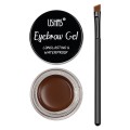 Gel Sprancene Ushas Cu Pensula Aplicare, Amazing Brows 24H 03 Light Brown