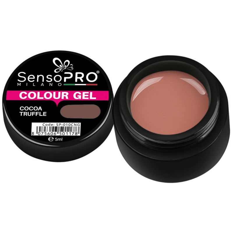 Gel Uv Colorat Cocoa Truffle 5 ml, SensoPRO Milano