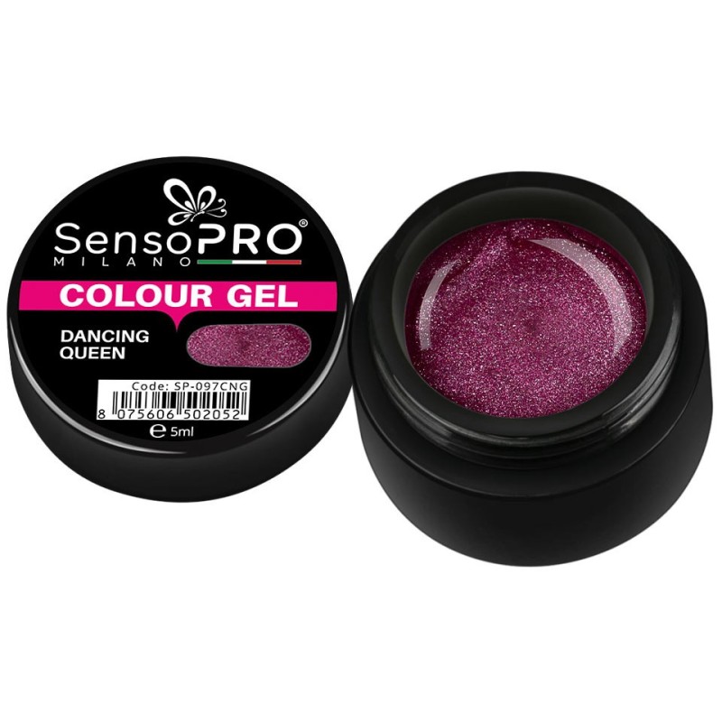 Gel Uv Colorat Dancing Queen 5 ml, SensoPRO Milano