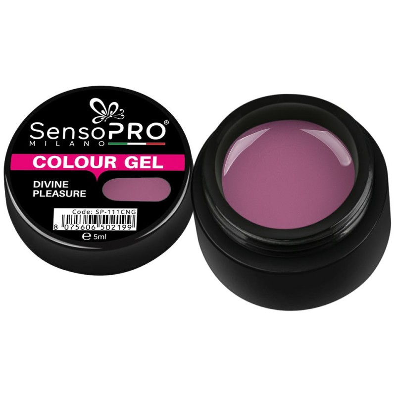 Gel Uv Colorat Divine Pleasure 5 ml, SensoPRO Milano