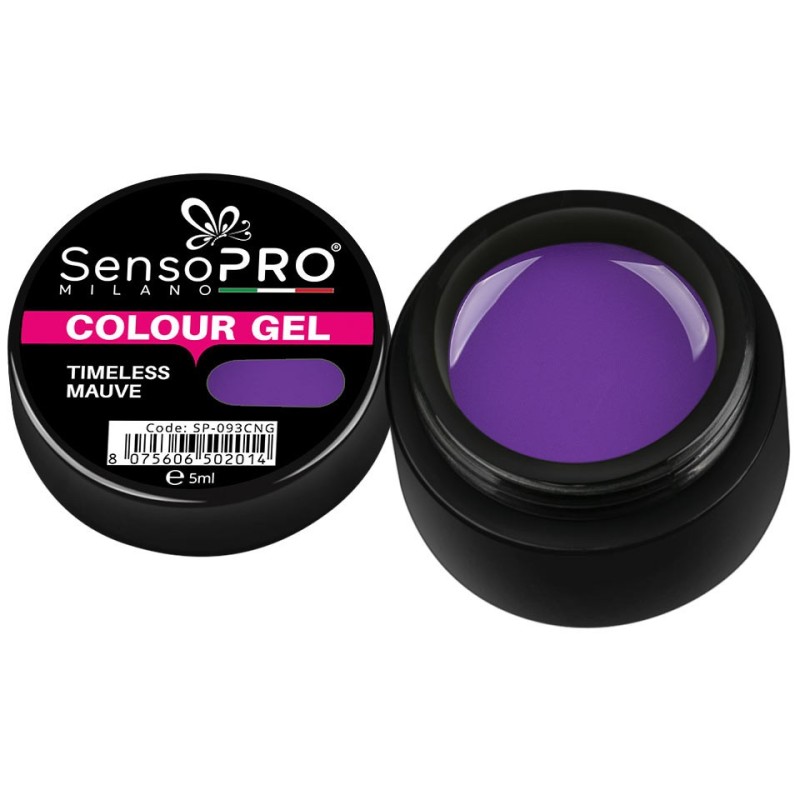 Gel Uv Colorat Timeless Mauve 5 ml, SensoPRO Milano