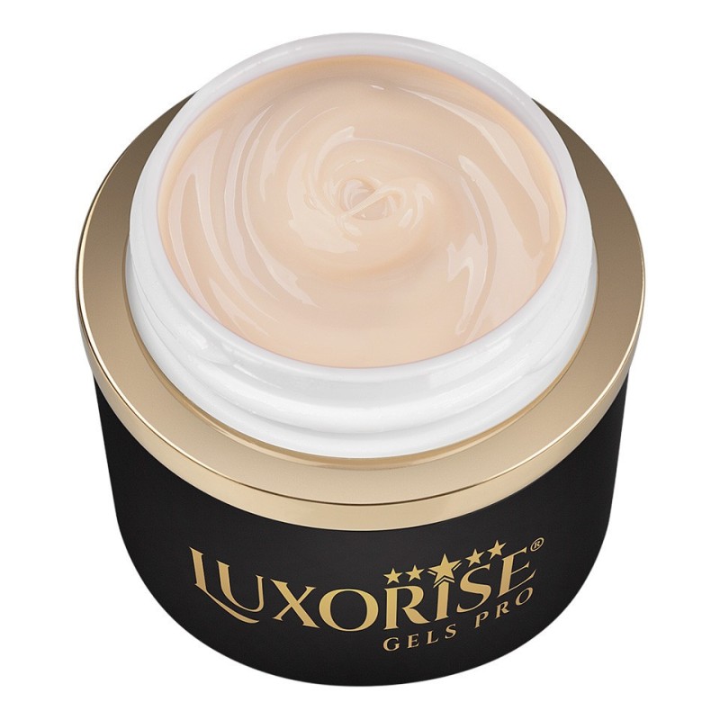 Gel UV Constructie Unghii Butter Cream, JellyFlex Luxorise, 15 ml