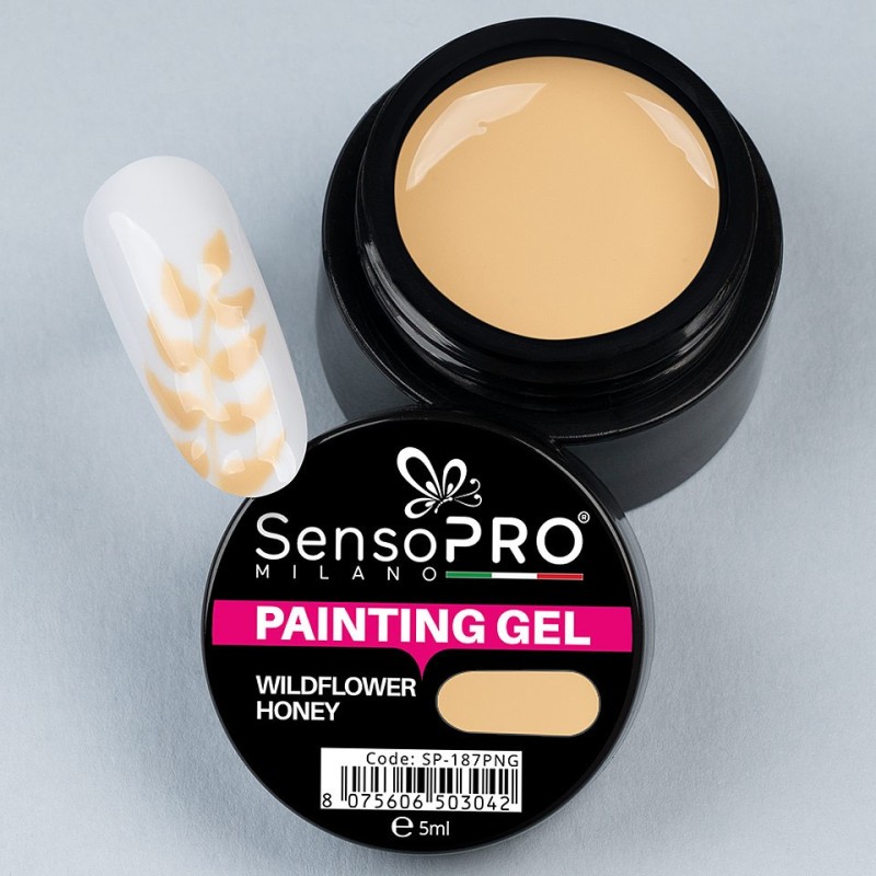 Gel Uv Pictura Unghii Wildflower Honey 5 ml, SensoPRO Milano