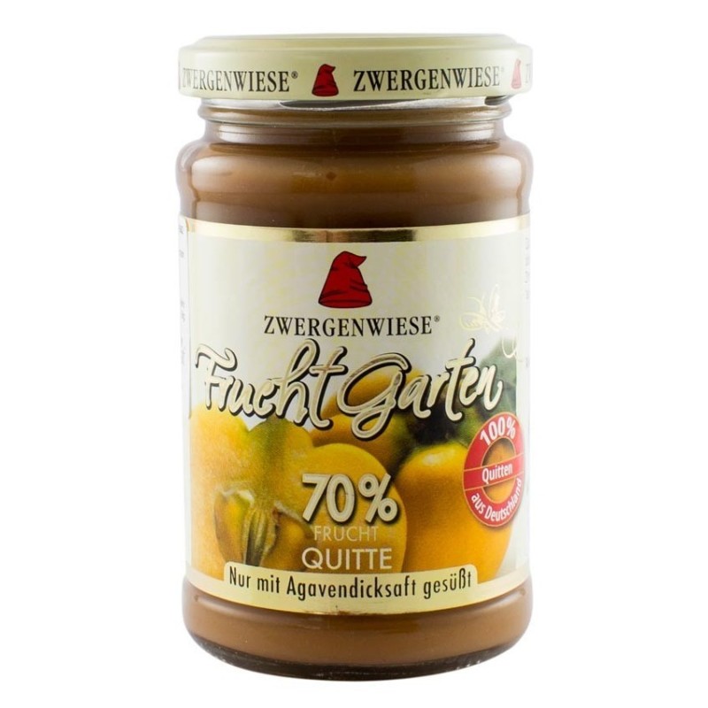 Gem BIO de Gutui Indulcit cu Sirop de Agave, 225 g, Zwergenwiese