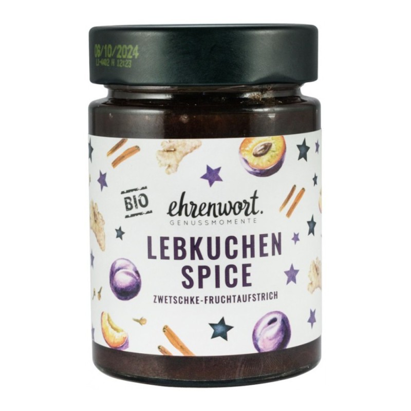 Gem Bio de Prune cu Mirodenii de Turta Dulce, Ehrenwort, 200 g