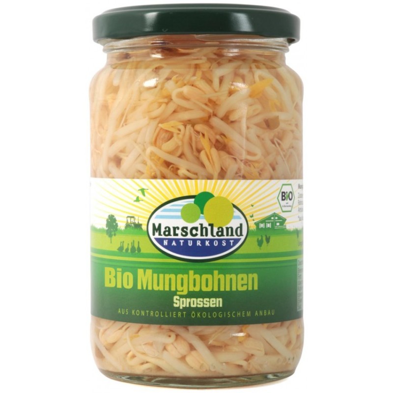 Germeni BIO de Fasole Mung, 330 g / 175 g, Marschland Naturkost