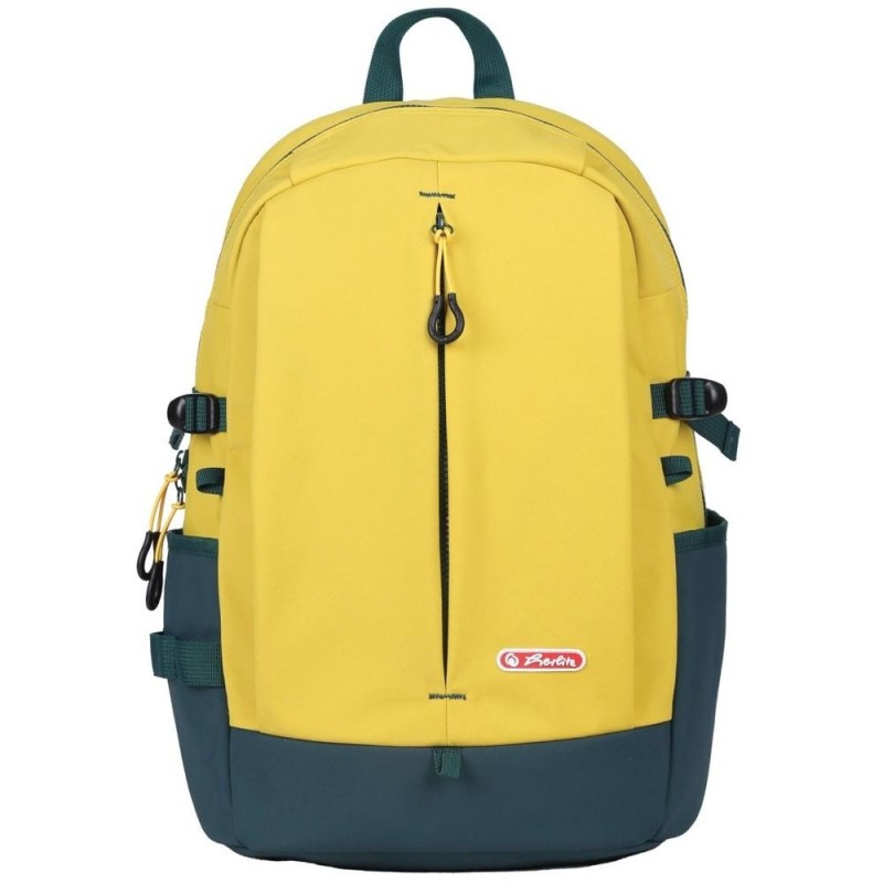 Ghiozdan Ergonomic Sport, Galben / Verde, 44 cm Inaltime, 31 cm Latime