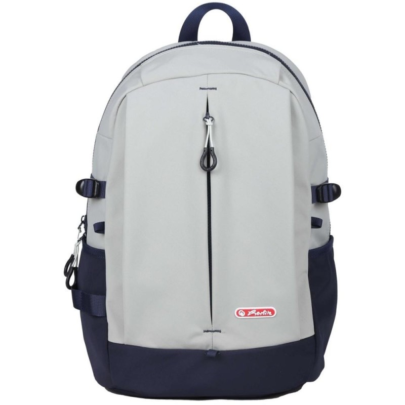 Ghiozdan Ergonomic Sport, Gri / Albastru Inchis, 44 cm Inaltime, 31 cm Latime