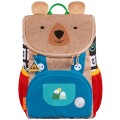 Ghiozdan Mini Little Travelers, Motiv Big Bear, 33 x 26 x 16 cm