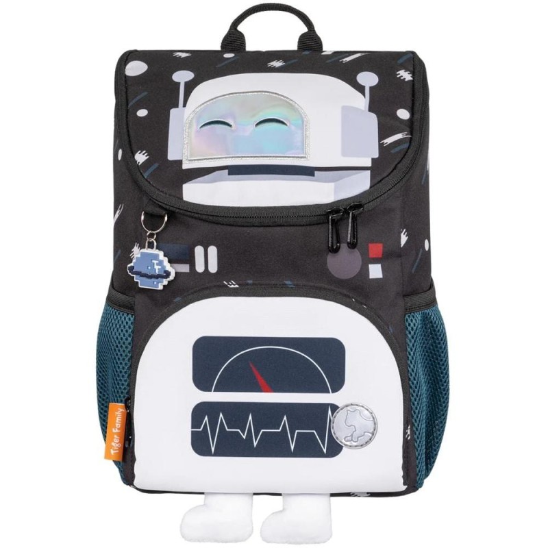 Ghiozdan Mini Little Travelers Plus, Motiv Robot Mr White