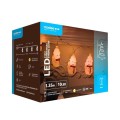 Ghirlanda Luminoasa Decorativa Modee C1012, 10 LED-uri, 0.15W, 1.35 m, 2 x AA, Alb Cald