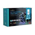 Ghirlanda Luminoasa Decorativa Smart Wi-Fi Nedis, 168 LED-uri, RGB, 20 m, Android / iOS
