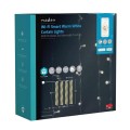 Ghirlanda Luminoasa Decorativa Smart Wi-Fi Nedis, 200 LED-uri, Alb Cald, 3 m, Android / iOS