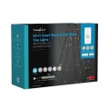 Ghirlanda Luminoasa Decorativa Smart Wi-Fi Nedis, 200 LED-uri, Alb Cald la Alb Rece, 10 x 2 m, Android / iOS