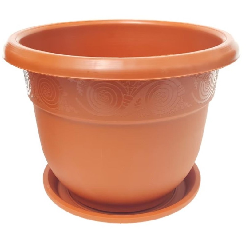 Ghiveci cu Tava, Nr. 10, Sterk Plast