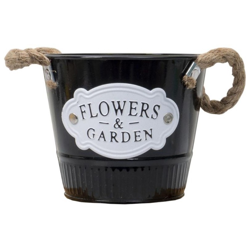 Ghiveci pentru Buchete, Model Galetusa, 14 x 12 cm, Negru