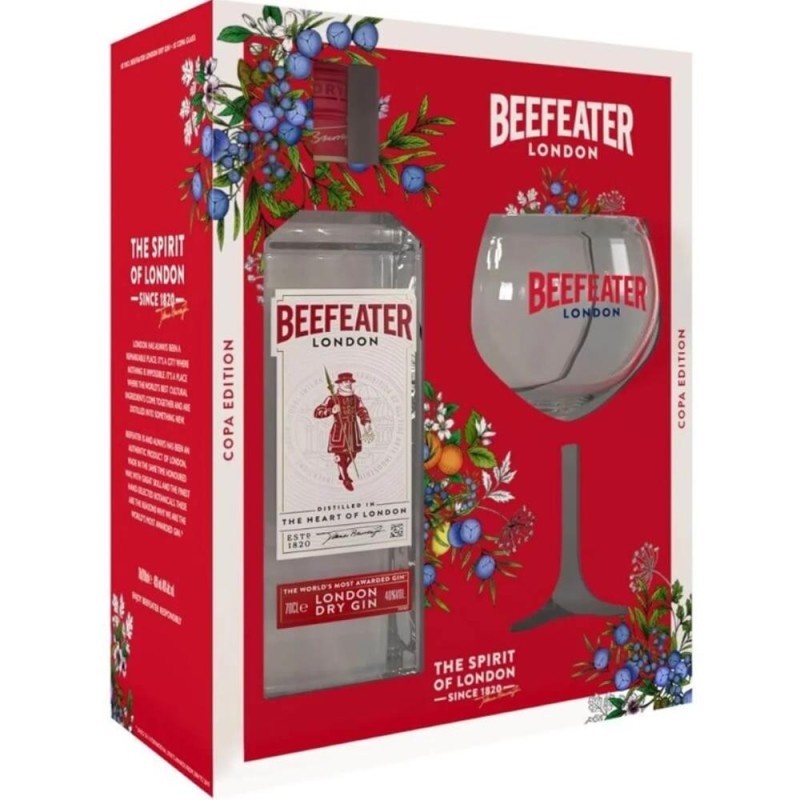Gin Beefeater, cu 1 Pahar, 0.7 l