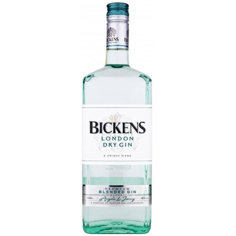 Gin Bickens London Dry, Alcool 40%, 1 l